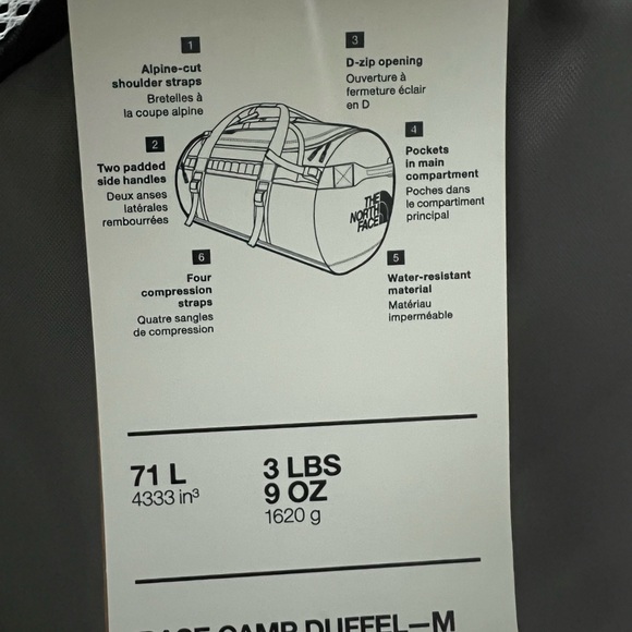 The North Face Base Camp Duffel Bag Medium - Picture 5 of 5